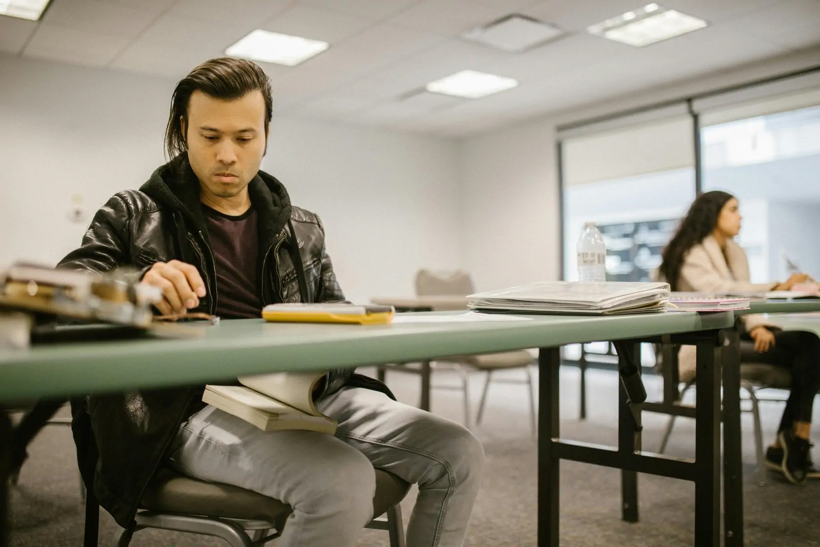 Man In A Classroom 03