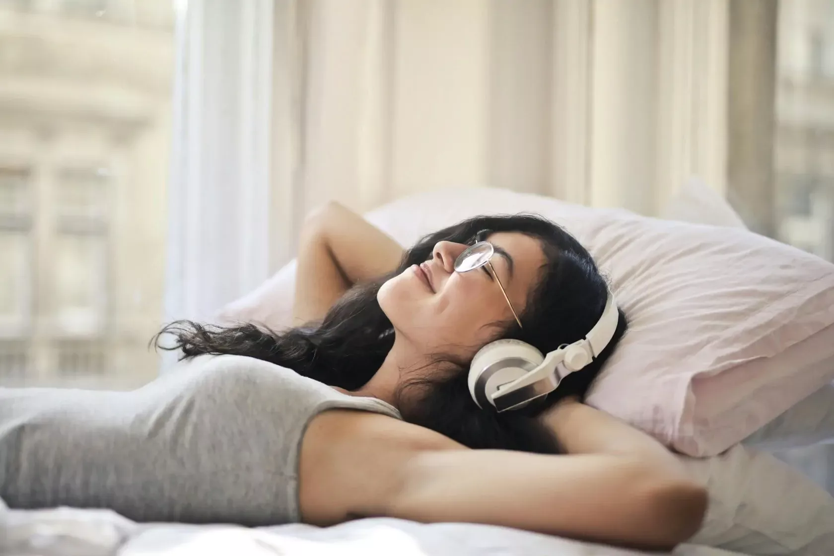 Woman Listening To Music 03